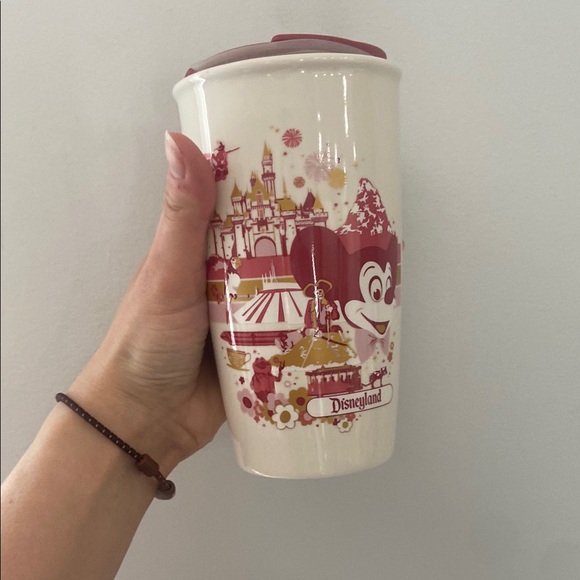 Starbucks Other - Disneyland Starbucks Travel Mug with Red Accents